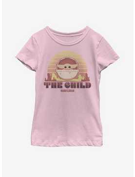 Star Wars The Mandalorian The Child Sunset Youth Girls T-Shirt, , hi-res