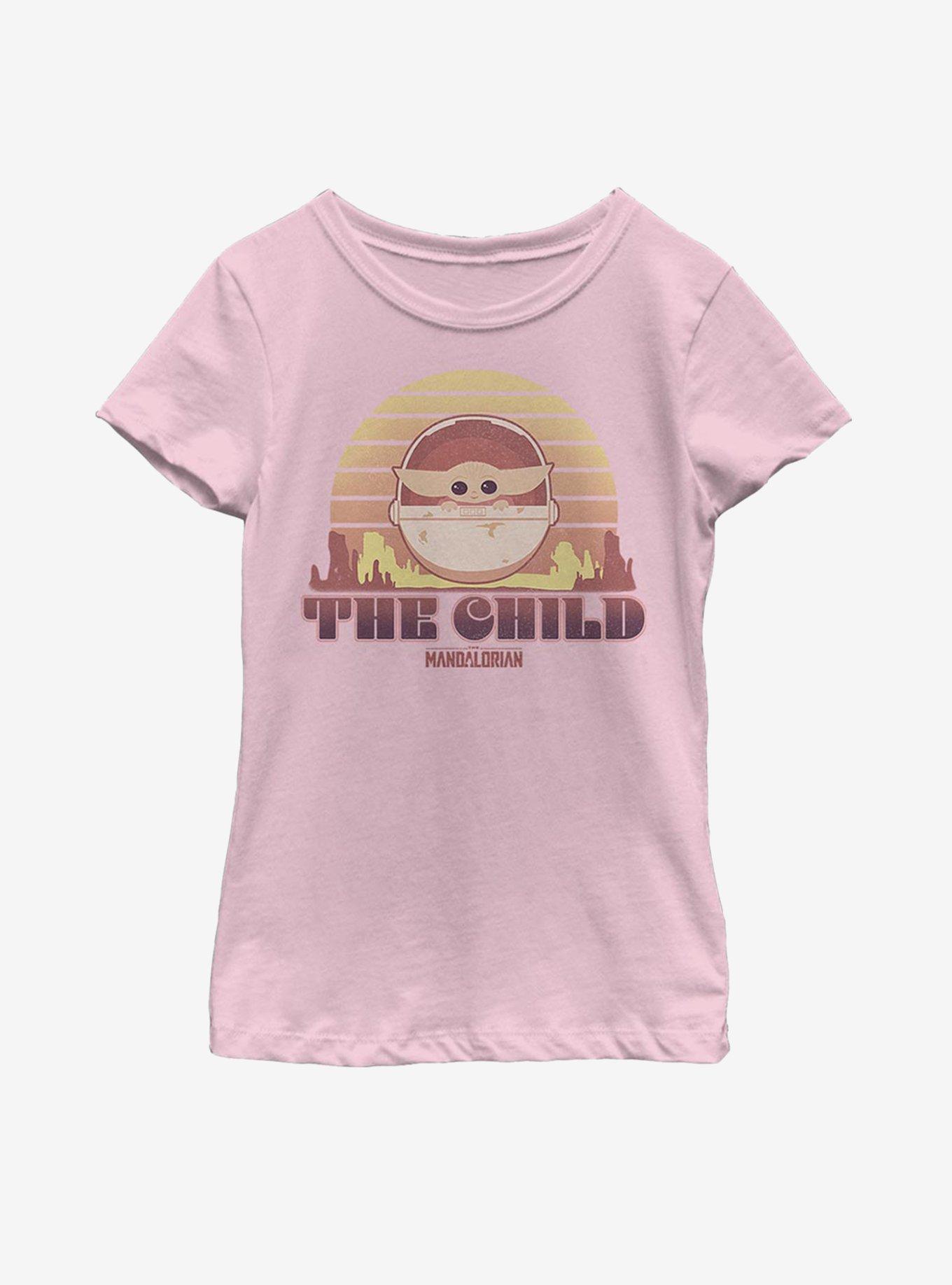 Star Wars The Mandalorian The Child Sunset Youth Girls T-Shirt, , hi-res