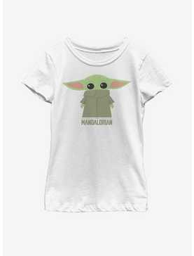 Star Wars The Mandalorian The Child Chibi Covered Face Youth Girls T-Shirt, , hi-res