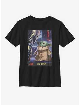 Star Wars The Mandalorian The Child Trading Card Youth T-Shirt, , hi-res