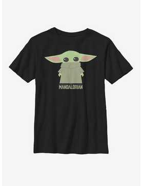 Star Wars The Mandalorian The Child Chibi Covered Face Youth T-Shirt, , hi-res