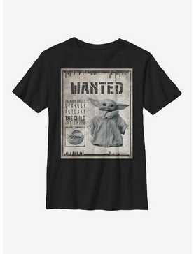 Star Wars The Mandalorian The Child Unknown Wanted Poster Youth T-Shirt, , hi-res