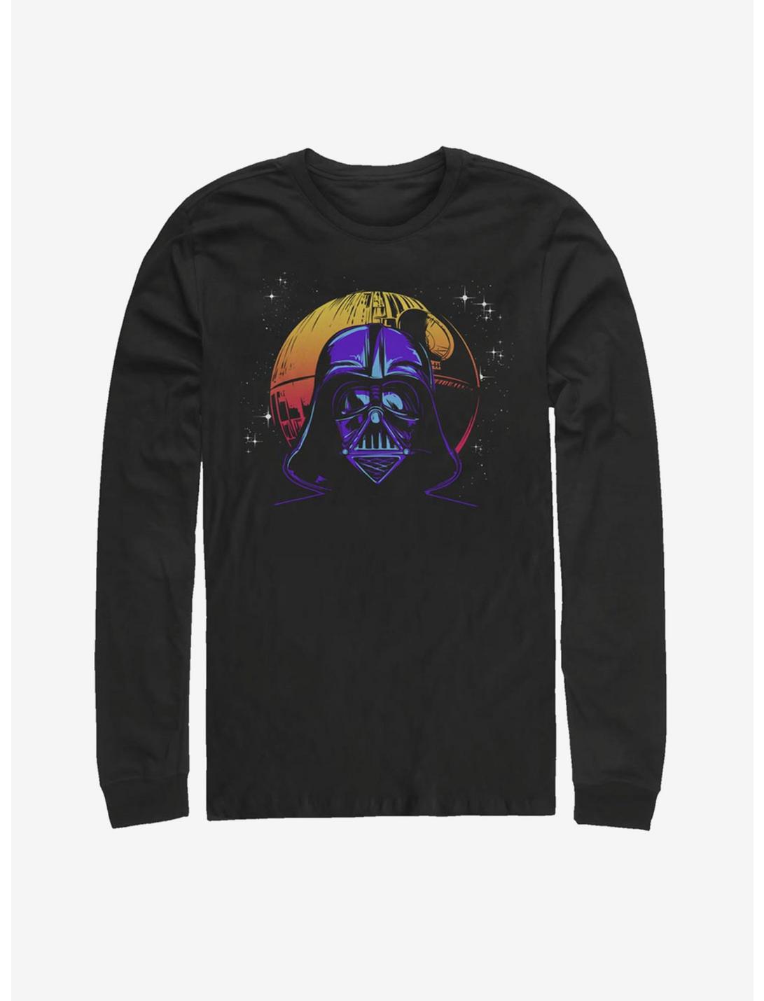 Star Wars Vader Death Star Glow Long-Sleeve T-Shirt, BLACK, hi-res