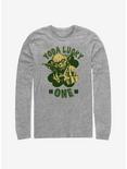 Star Wars Yoda Lucky One Long-Sleeve T-Shirt, ATH HTR, hi-res