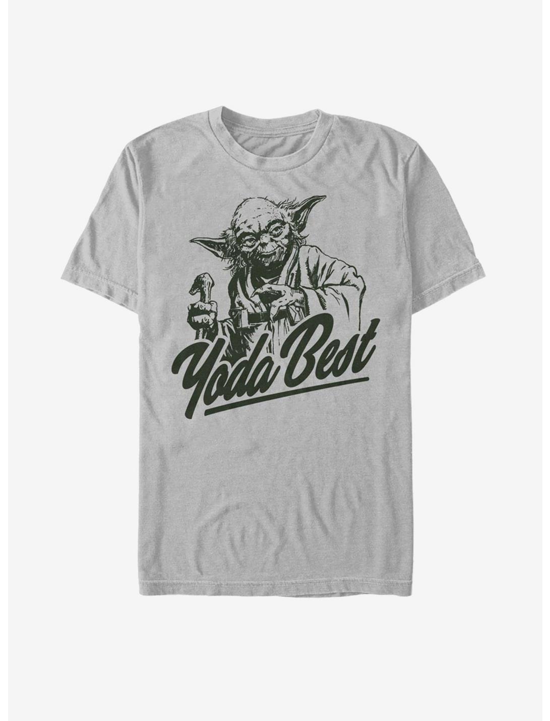 Star Wars Best Yoda T-Shirt, SILVER, hi-res