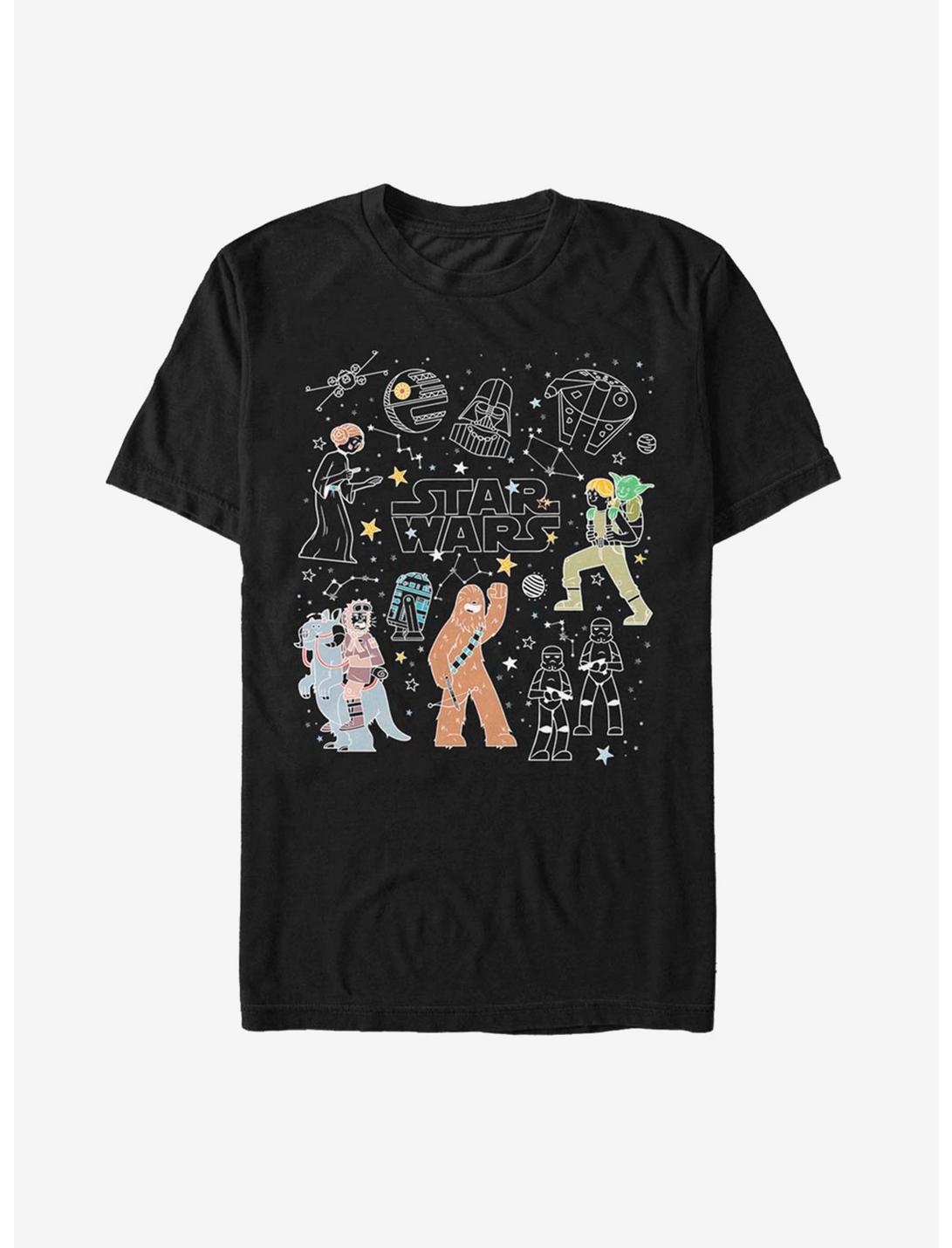 Star Wars Celestial Star Wars T-Shirt, BLACK, hi-res