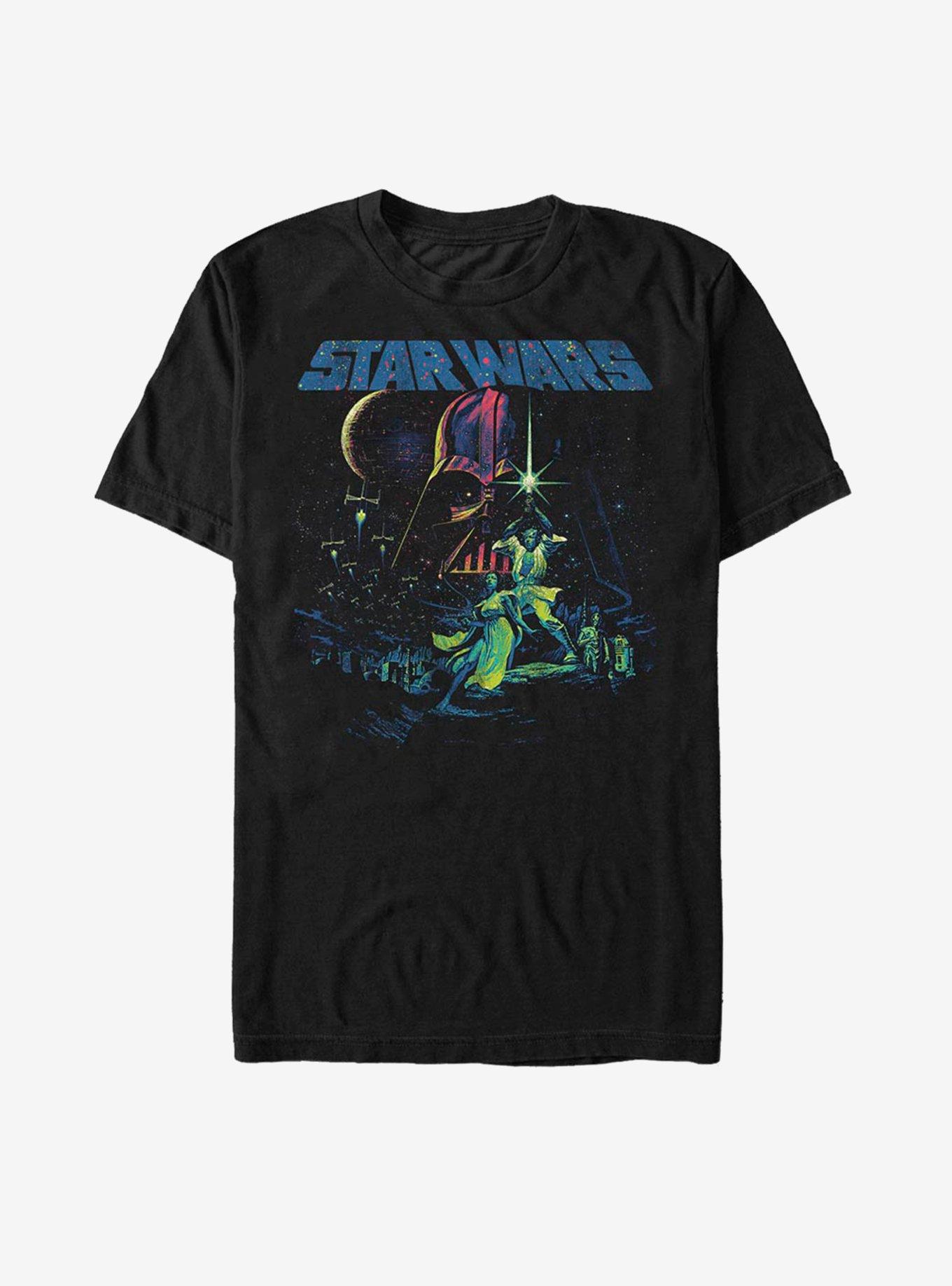 Star Wars Color Pop T-Shirt - BLACK | BoxLunch