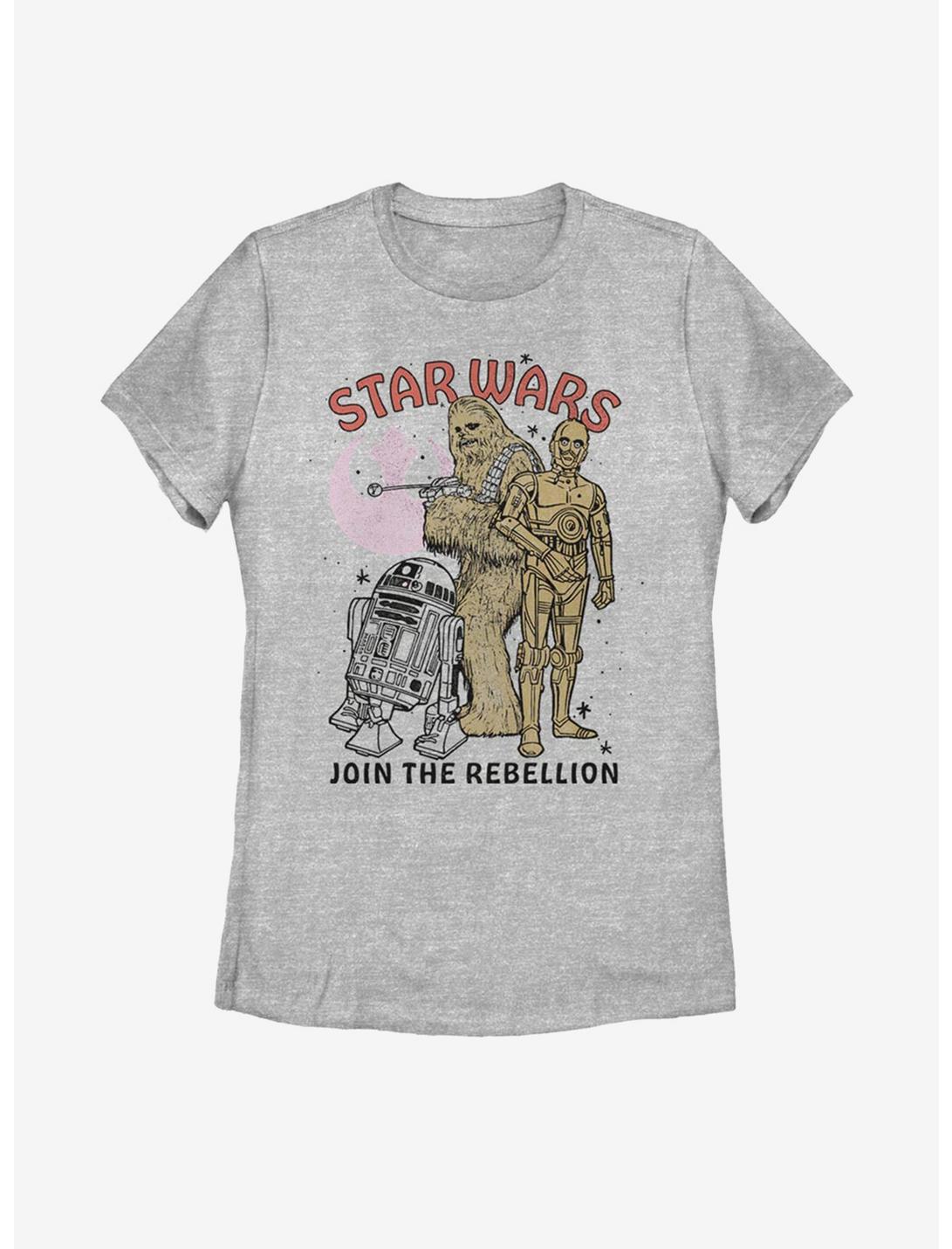 Star Wars Camp Rebellion Womens T-Shirt, ATH HTR, hi-res