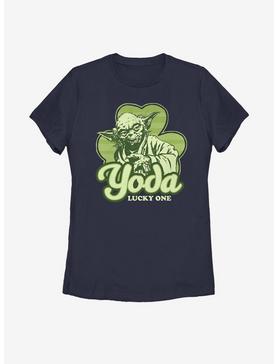 Star Wars Yoda Lucky Retro Womens T-Shirt, , hi-res