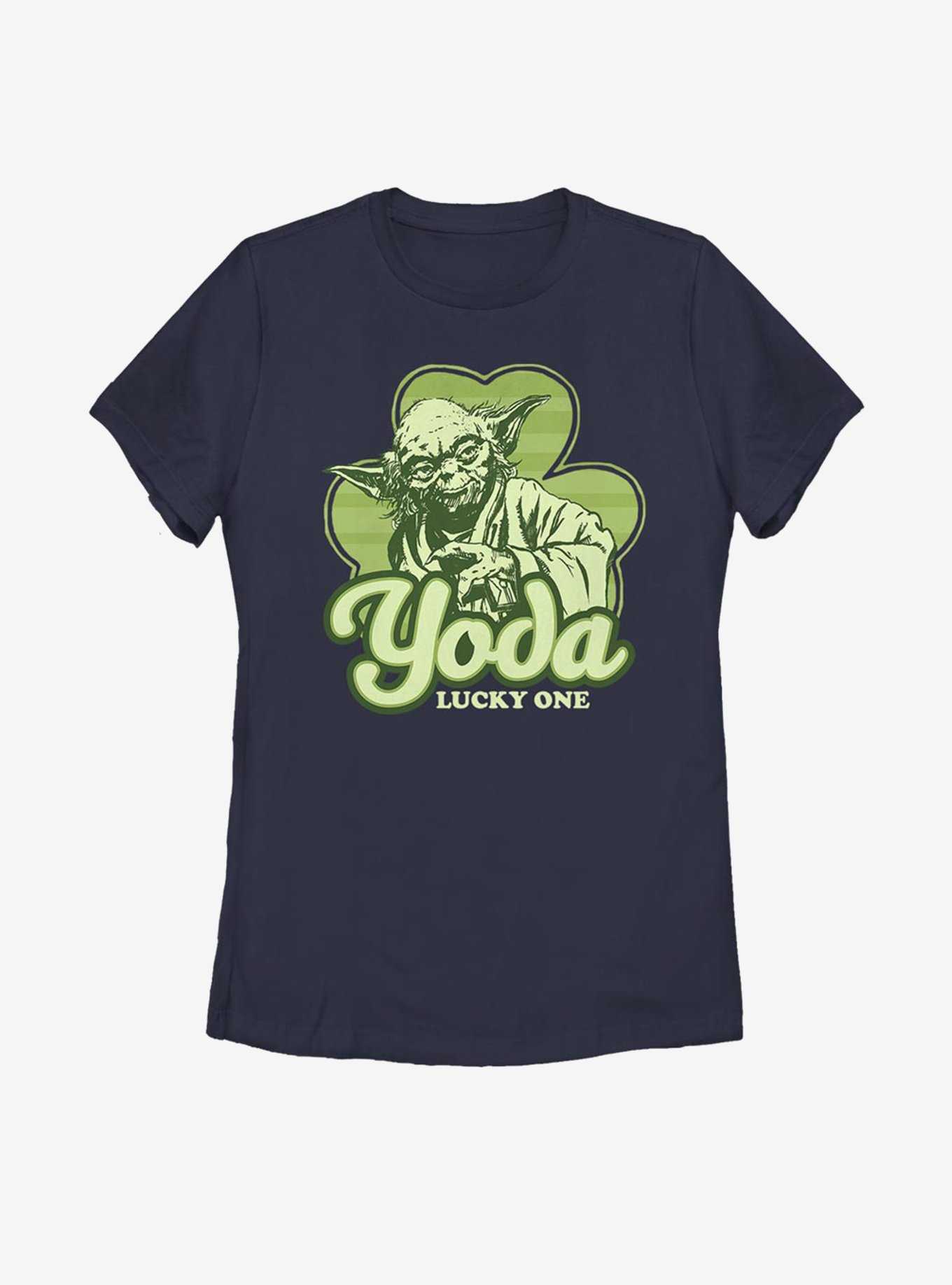 Star Wars Yoda Lucky Retro Womens T-Shirt, , hi-res