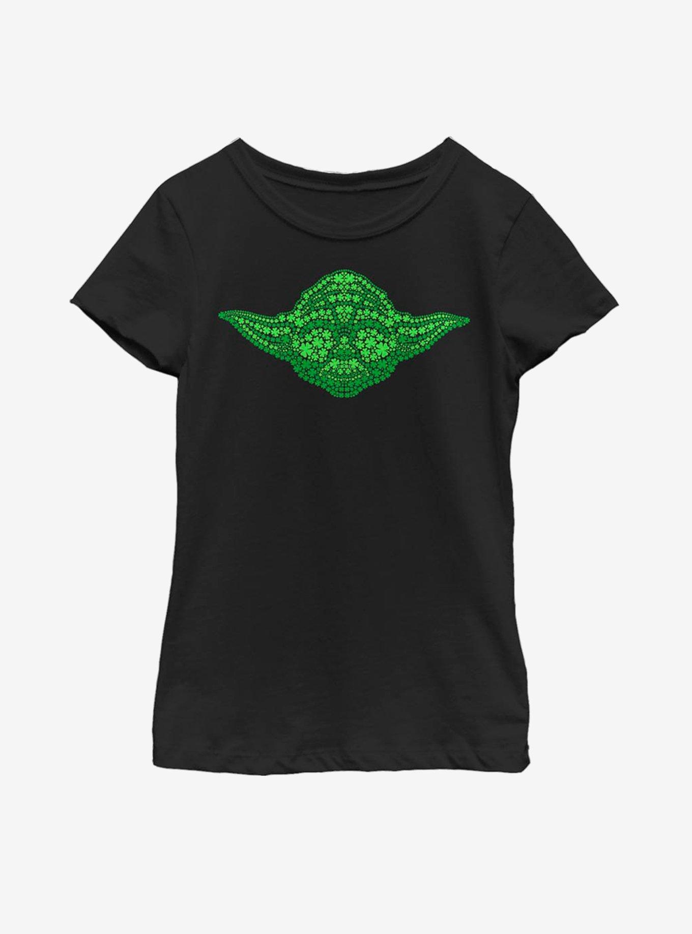 Star Wars Yoda Clovers Youth Girls T-Shirt, , hi-res