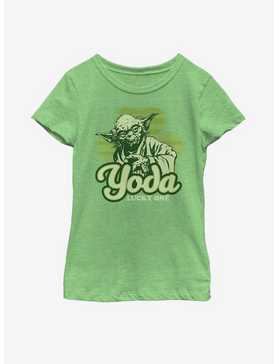 Star Wars Yoda Lucky Retro Youth Girls T-Shirt, , hi-res
