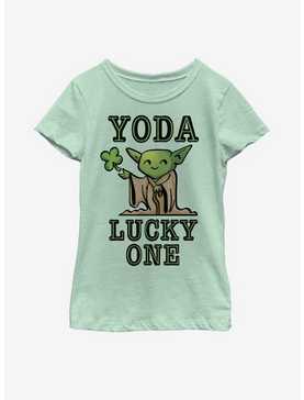 Star Wars Yoda So Lucky Youth Girls T-Shirt, , hi-res