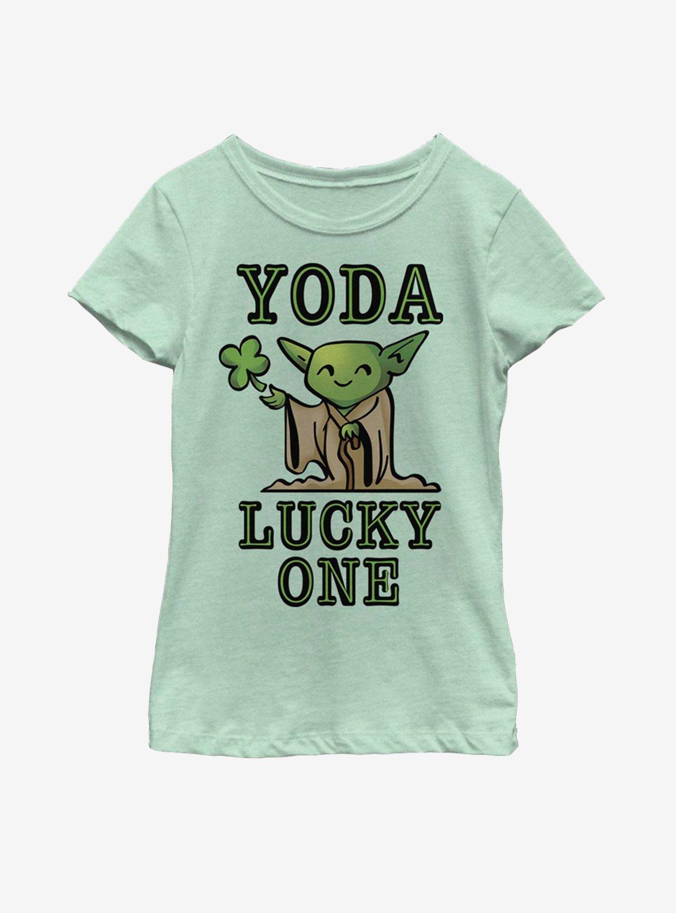 Star Wars Yoda So Lucky Youth Girls T-Shirt, , hi-res