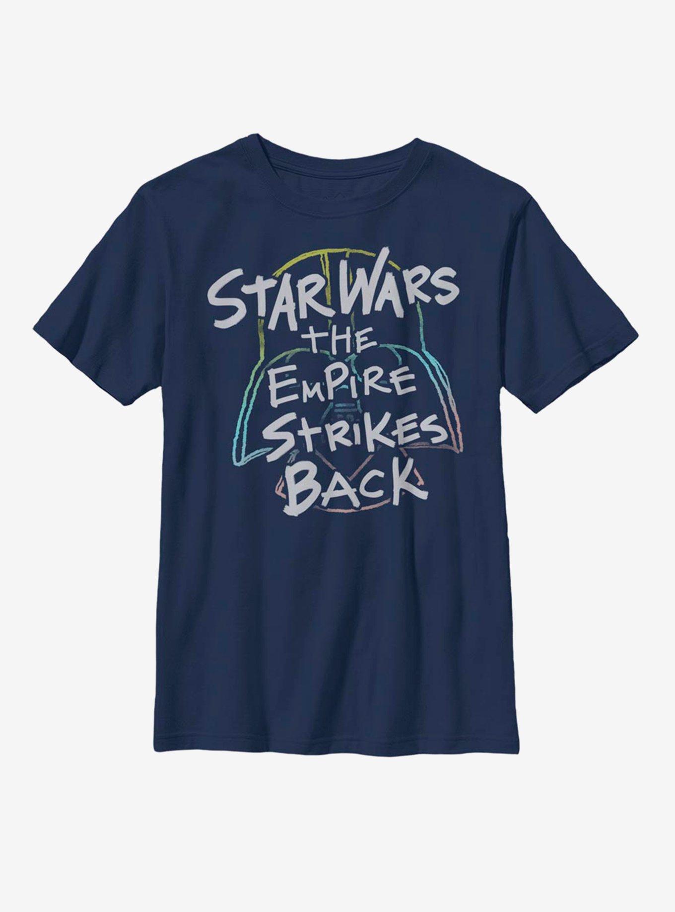 Star Wars Crayon Scratch Youth T-Shirt, , hi-res