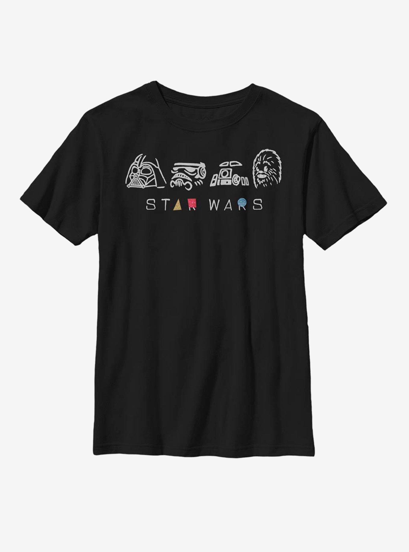 Star Wars Geometry Shine Youth T-Shirt, , hi-res