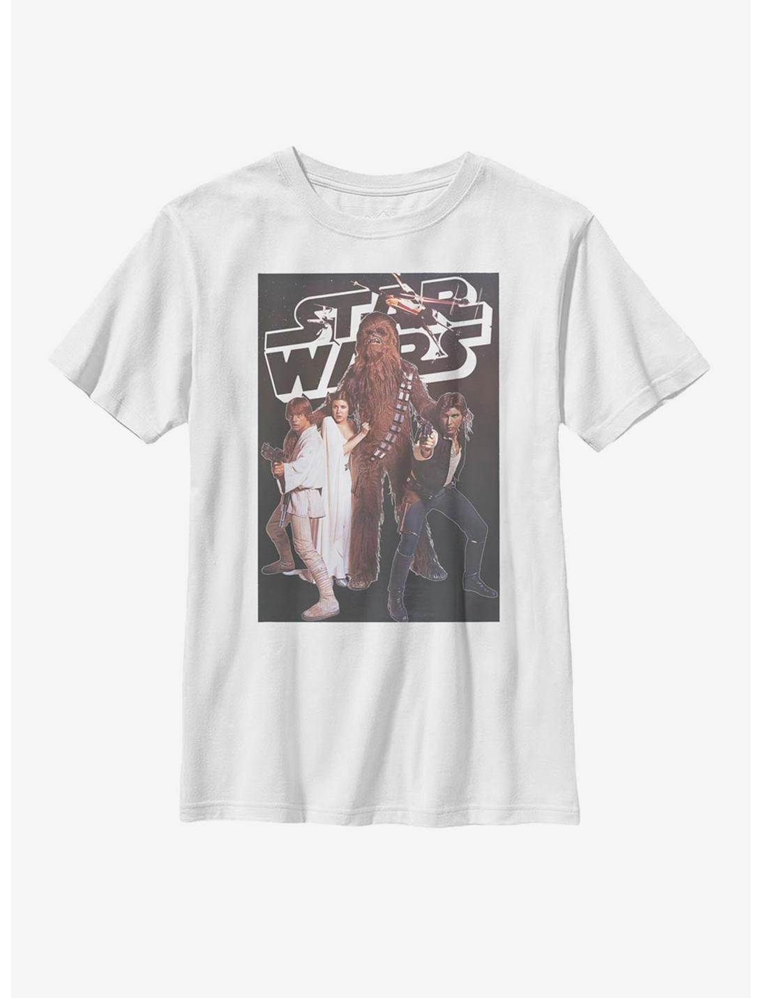 Star Wars Original Heroes Youth T-Shirt, WHITE, hi-res