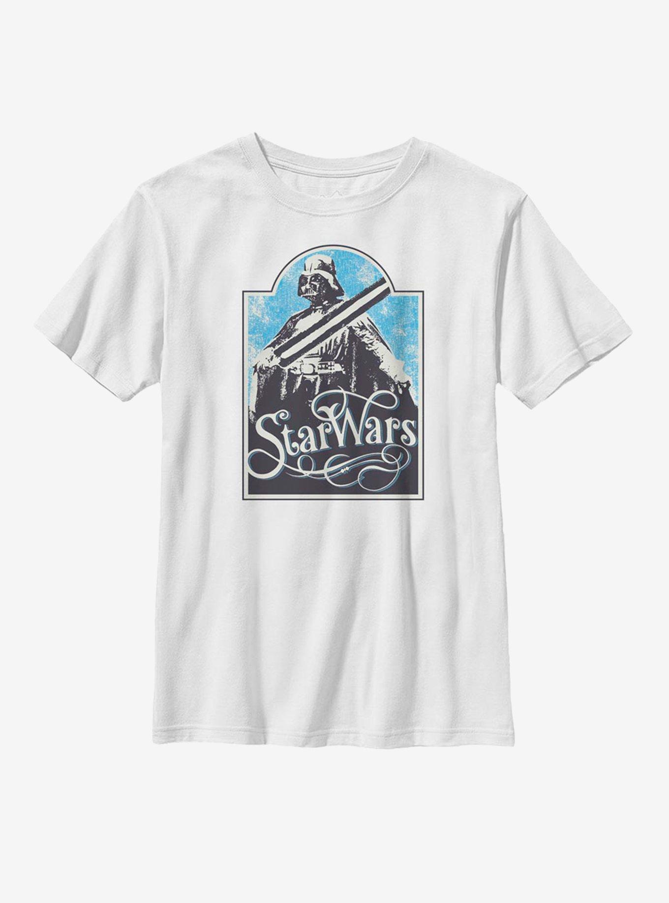 Star Wars Vader Frame Youth T-Shirt, WHITE, hi-res