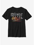 Star Wars Vintage Script Star Wars Youth T-Shirt, BLACK, hi-res