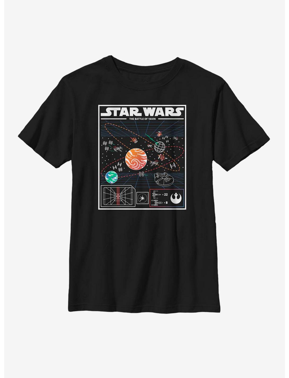 Star Wars The Battle Of Yavin Youth T-Shirt, BLACK, hi-res