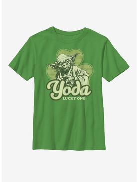 Star Wars Yoda Lucky Retro Youth T-Shirt, , hi-res