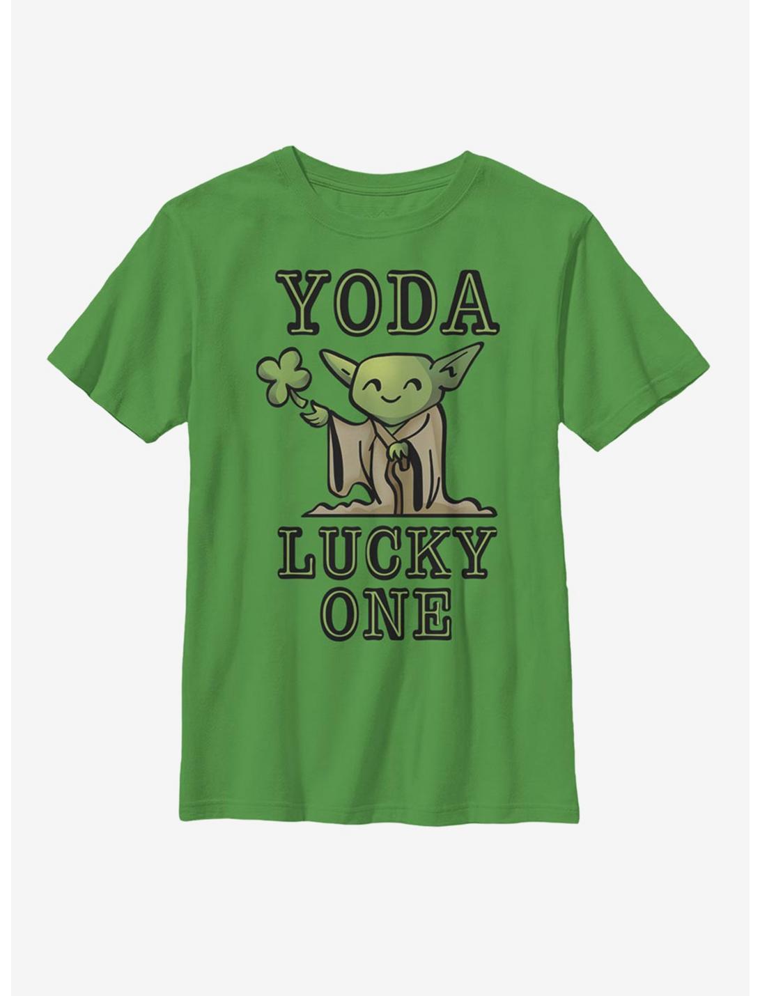 Star Wars Yoda So Lucky Youth T-Shirt, KELLY, hi-res