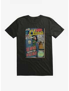 Doctor Who Clara Alone Against Daleks Comic T-Shirt, , hi-res