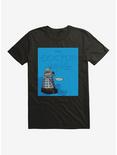 Doctor Who Dalek Logo T-Shirt, BLACK, hi-res