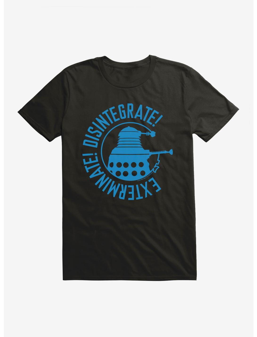 Doctor Who Dalek Exterminate T-Shirt, BLACK, hi-res