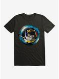 Doctor Who Dalek In Space Hole T-Shirt, BLACK, hi-res