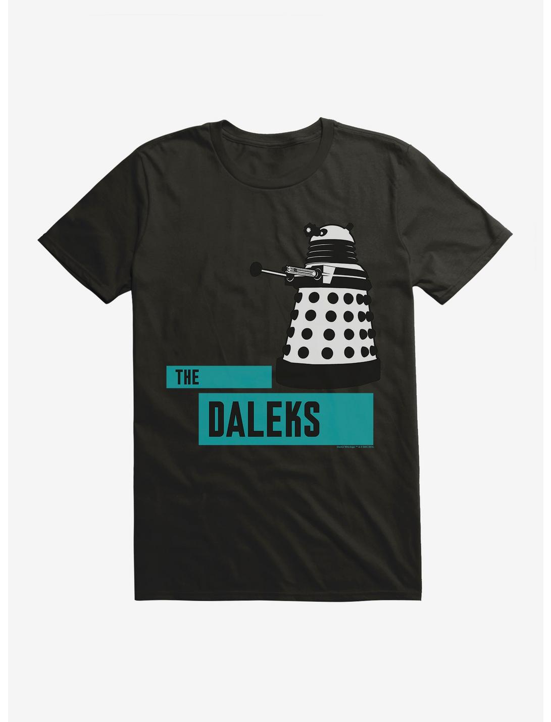 Doctor Who The Daleks Bold T-Shirt, BLACK, hi-res