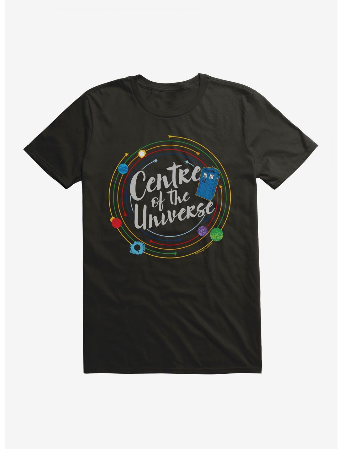 Doctor Who Centre Of The Universe T-Shirt, BLACK, hi-res