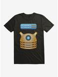 Doctor Who Dalek Exterminate Emoji Scene T-Shirt, BLACK, hi-res