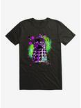 Doctor Who Dalek Retro Art T-Shirt, BLACK, hi-res