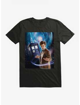 Doctor Who The Eleventh Doctor And Tardis Space T-Shirt, , hi-res