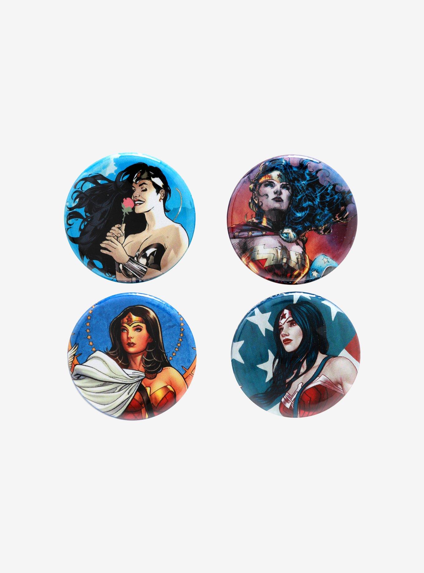DC Comics Wonder Woman Button Set, , hi-res