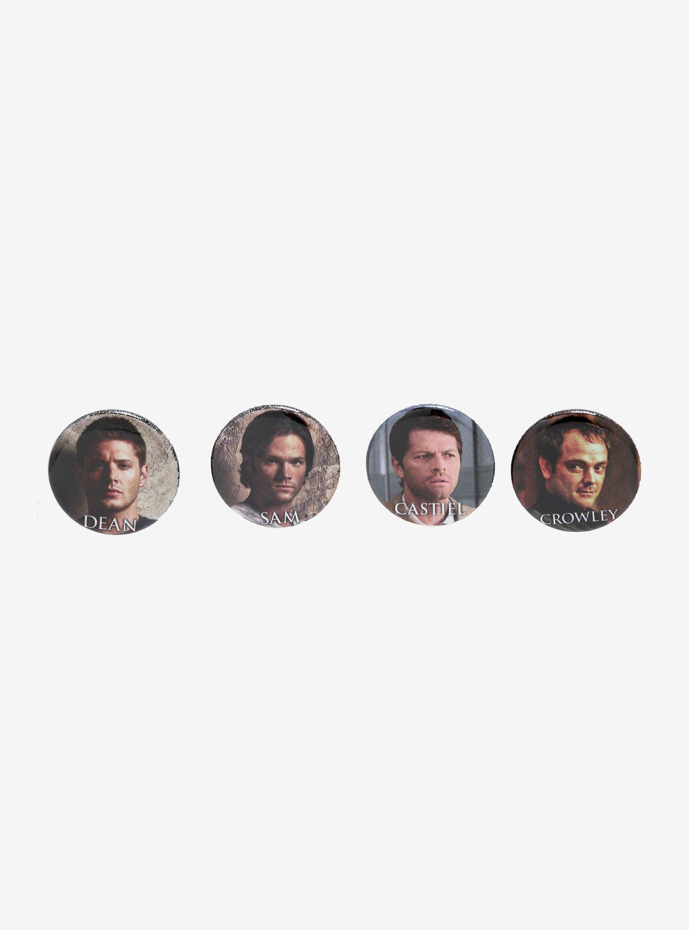 Supernatural Character Button Set, , hi-res