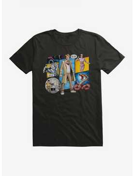 Doctor Who The Fifth Doctor Comic Scene T-Shirt, , hi-res