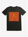 Doctor Who The Tenth Doctor Orange Outline T-Shirt, BLACK, hi-res