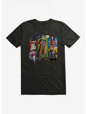 Doctor Who The Sixth Doctor Comic Scene T-Shirt, , hi-res