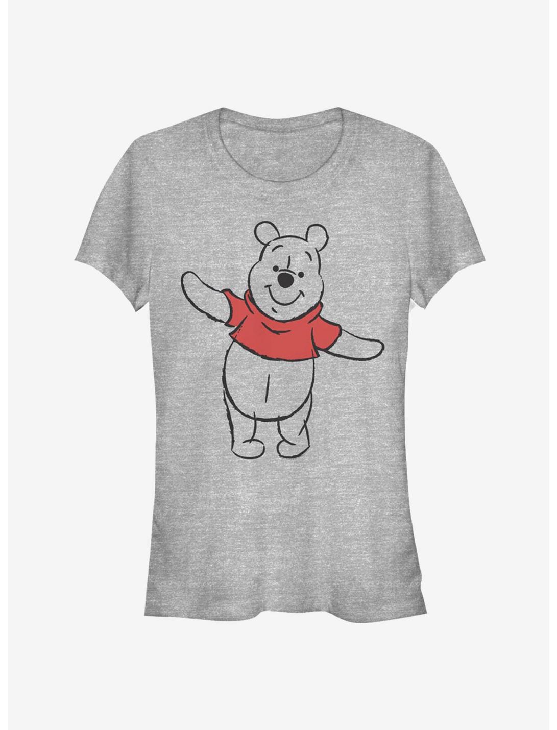 Disney Winnie The Pooh Sketch Classic Girls T-Shirt, ATH HTR, hi-res