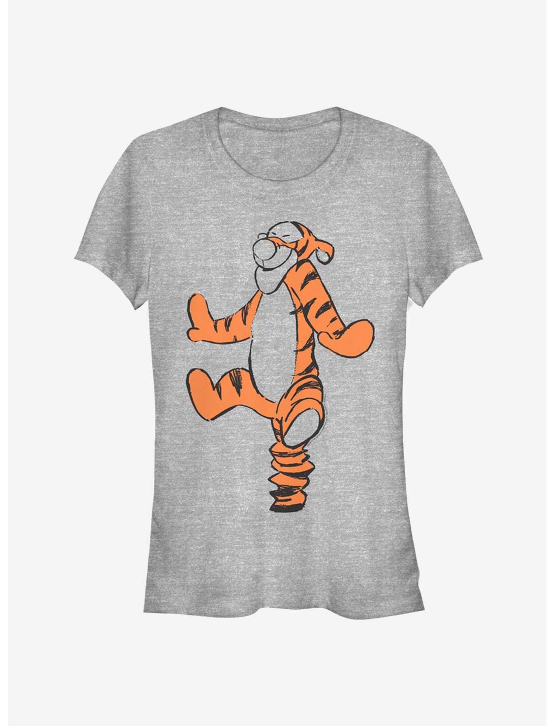 Disney Winnie The Pooh Tigger Sketch Classic Girls T-Shirt, ATH HTR, hi-res
