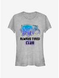 Disney Winnie The Pooh Eeyore Tired Club Classic Girls T-Shirt, ATH HTR, hi-res
