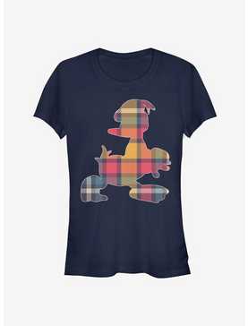 Disney Donald Duck Plaid Outline Classic Girls T-Shirt, , hi-res