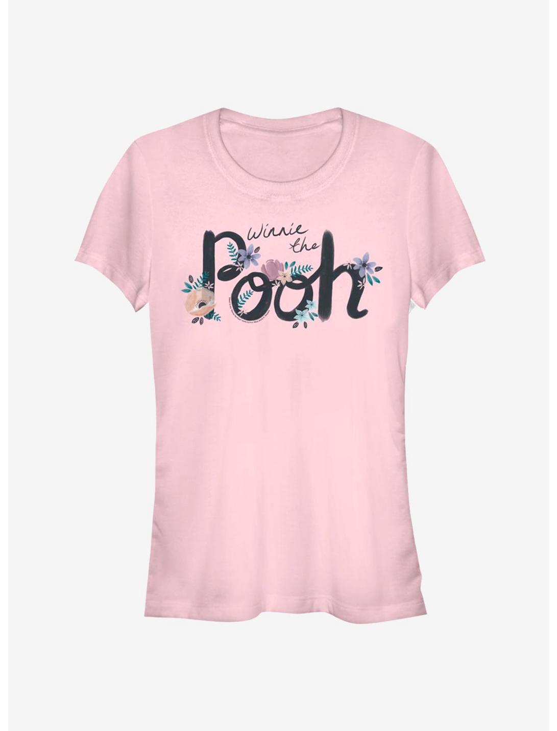 Disney Winnie The Pooh Floral Art Classic Girls T-Shirt, LIGHT PINK, hi-res