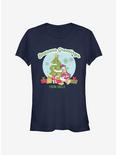 Disney Donald Duck Seasons Greetings From Uncle Classic Girls T-Shirt, NAVY, hi-res
