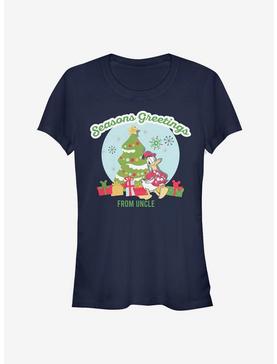 Disney Donald Duck Seasons Greetings From Uncle Classic Girls T-Shirt, , hi-res