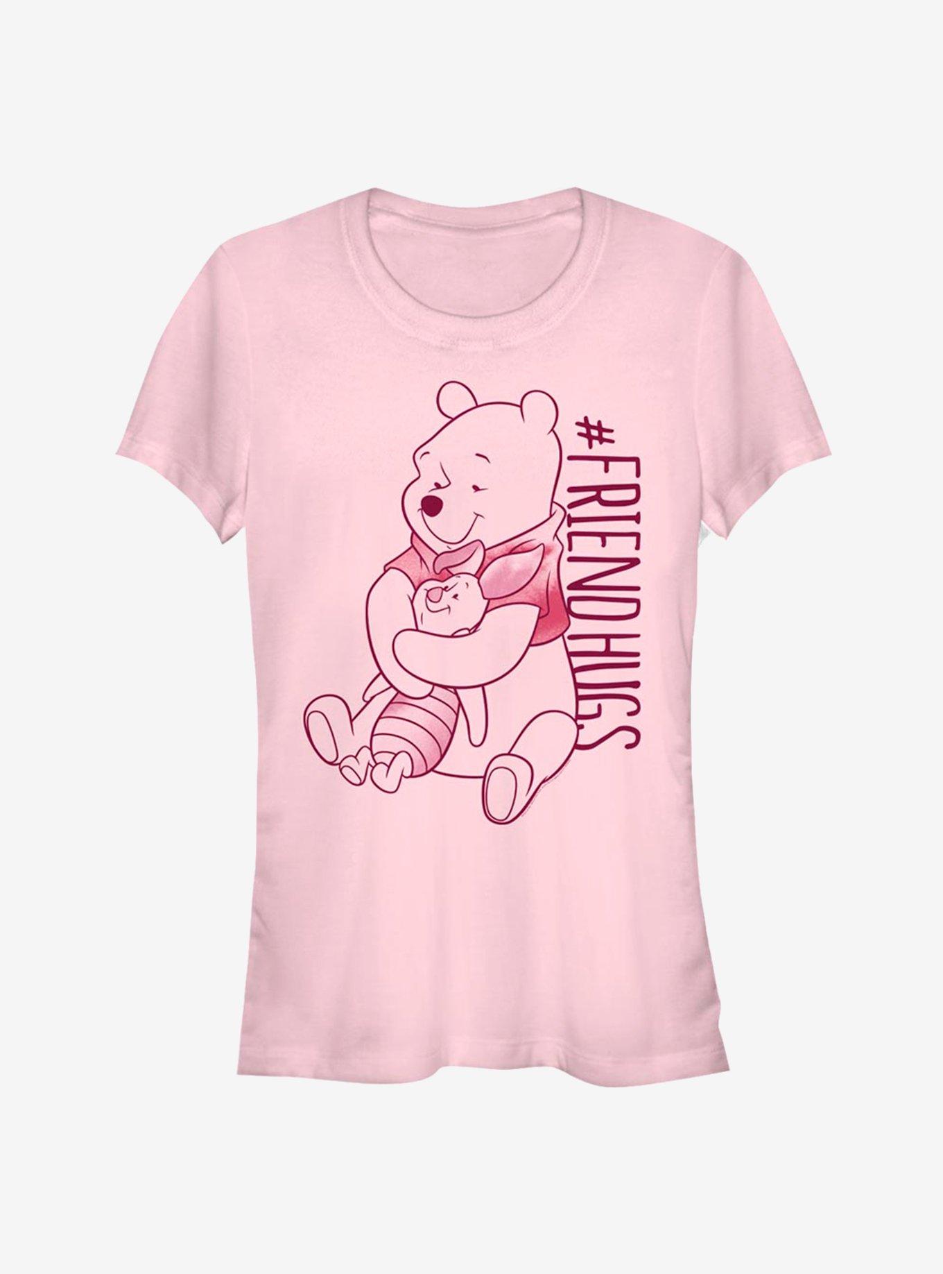 Disney Winnie The Pooh Piglet Hugs Classic Girls T-Shirt