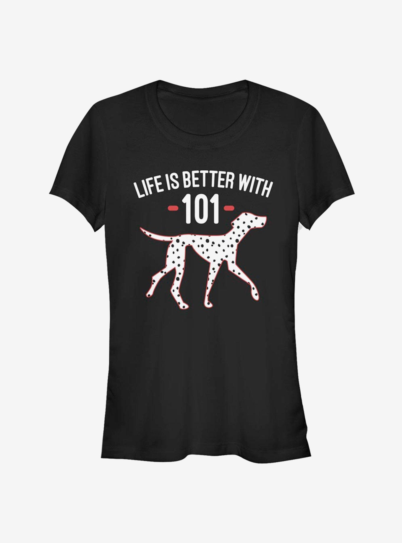 Disney 101 Dalmatians Life Is Better Classic Girls T-Shirt, , hi-res