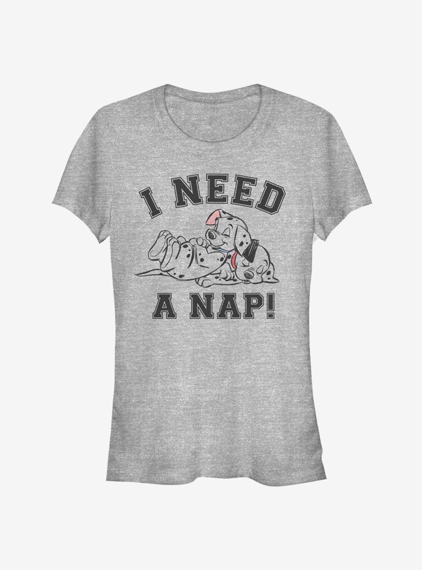 Disney 101 Dalmatians I Need A Nap Classic Girls T-Shirt, ATH HTR, hi-res